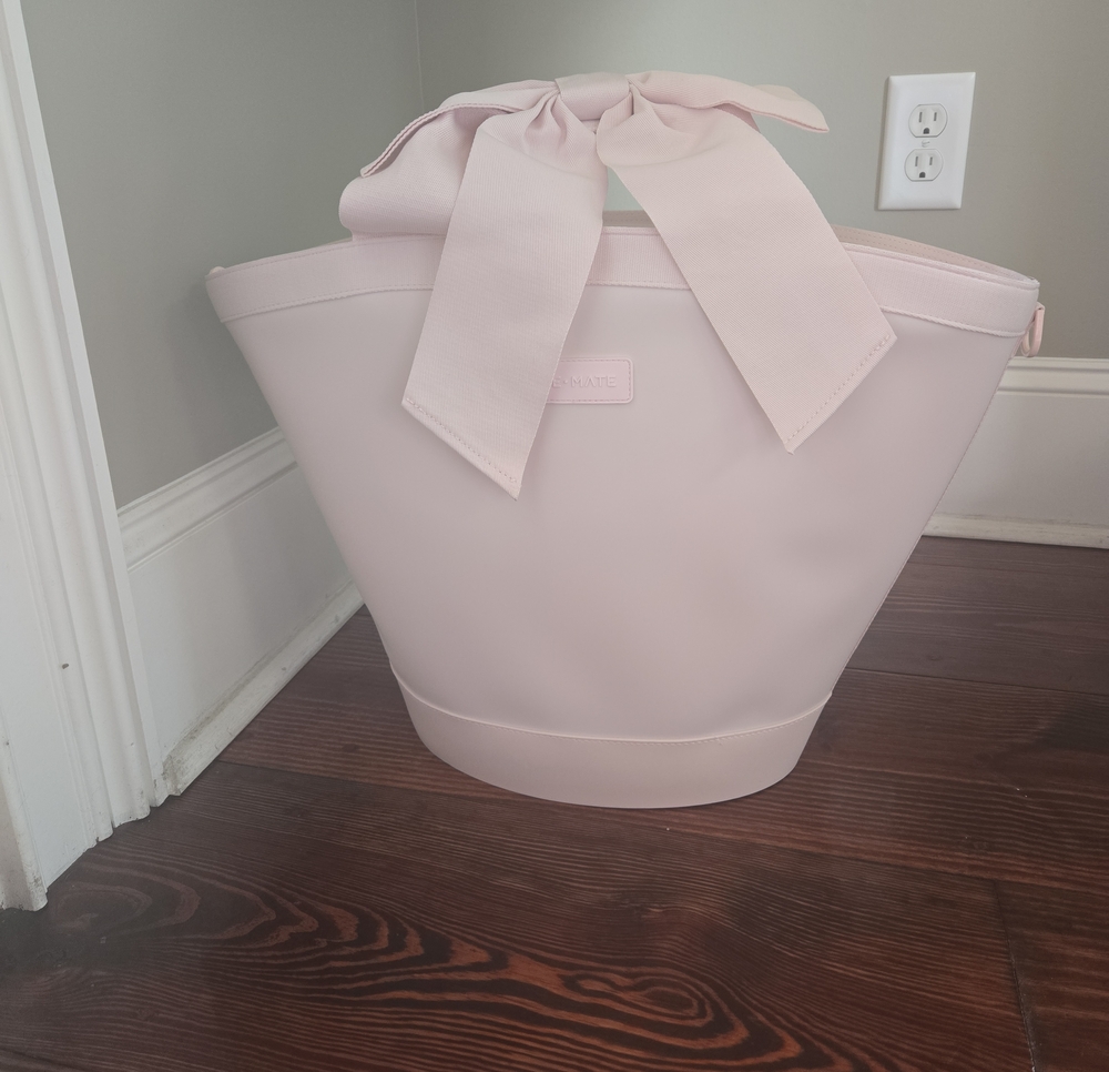case-mate Pale Pink Bow Cooler Tote
